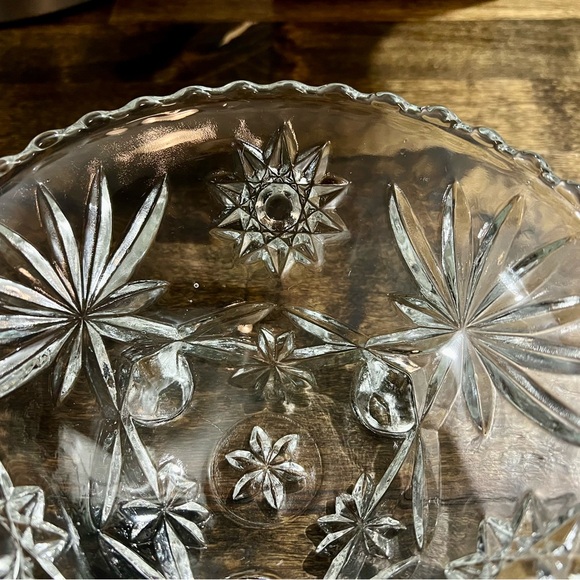 VTG Anchor Hocking EAPC 3-toed Serving Bowl Candy Fruit Sauce - Picture 2 of 5